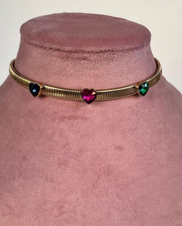 Choker 3 cuori