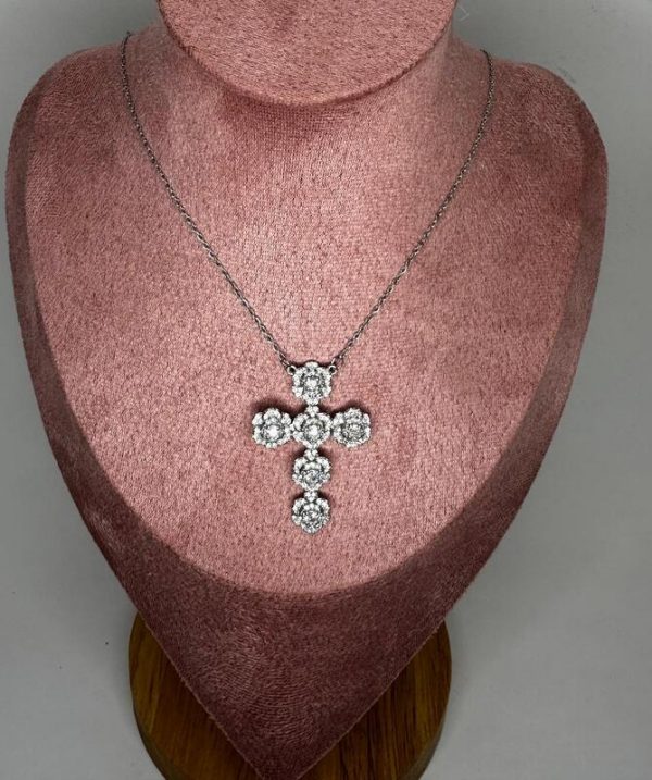 Collana Croce Rose - immagine 4