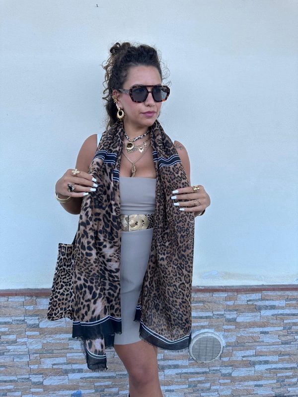 Foulard Leopard